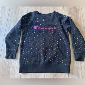 Girls Champion Pull over sweatshirt. EUC